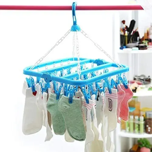 Multi purpose cloth clip hanger